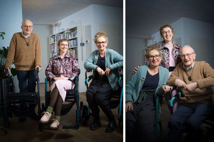Drie generaties achter de rollator