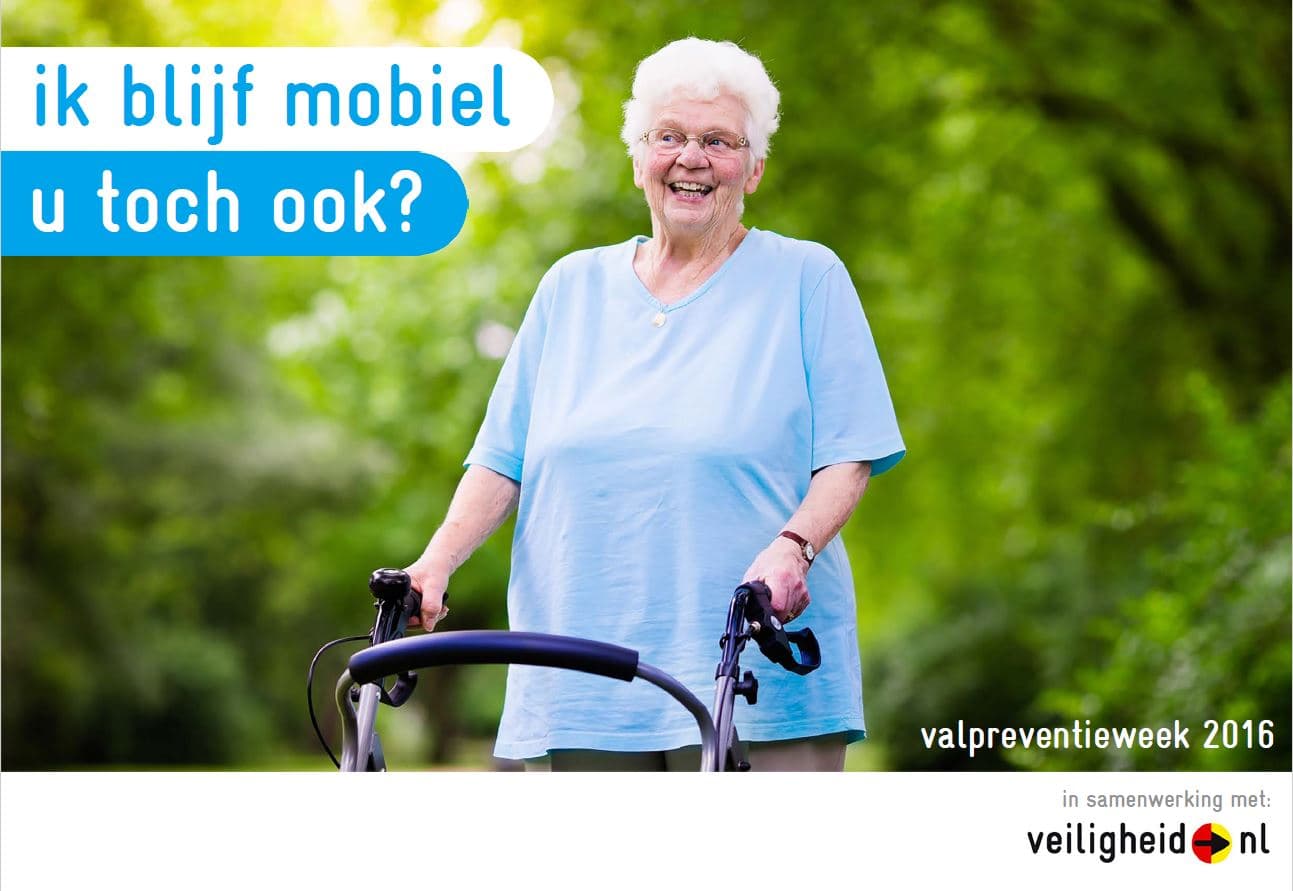 Blijf bewegen, ook als u een rollator nodig heeft