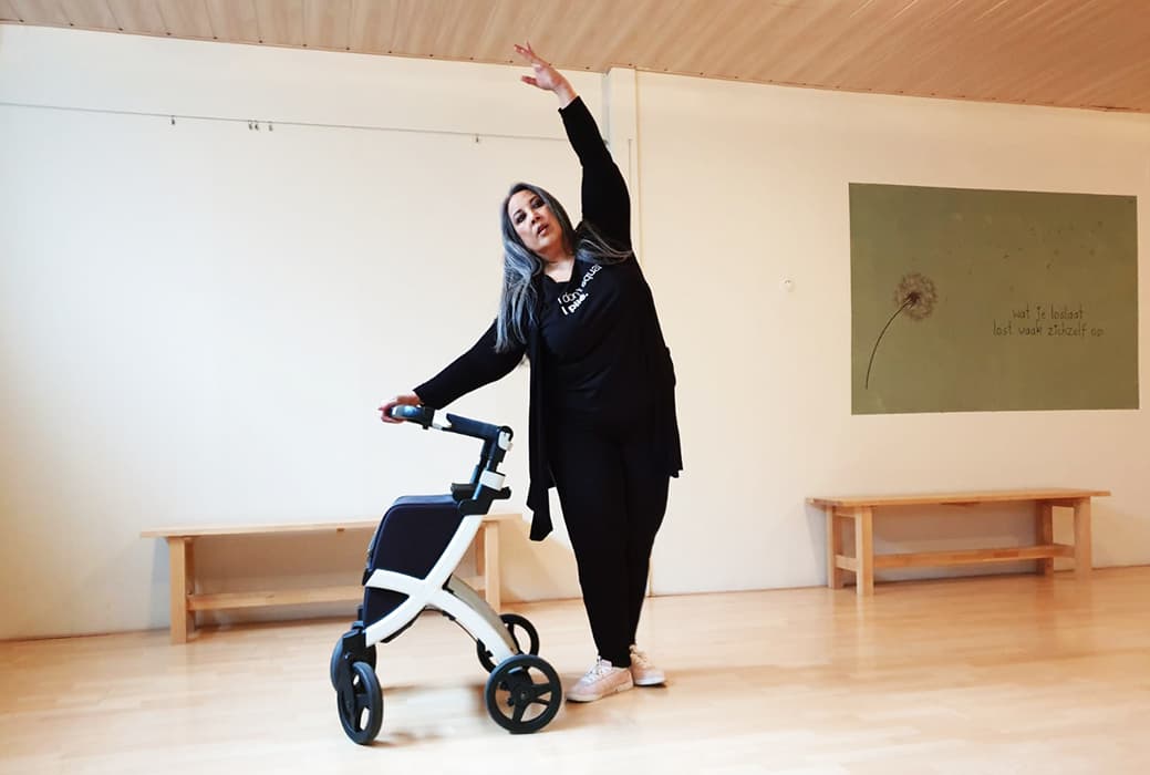 Dansen met een rollator