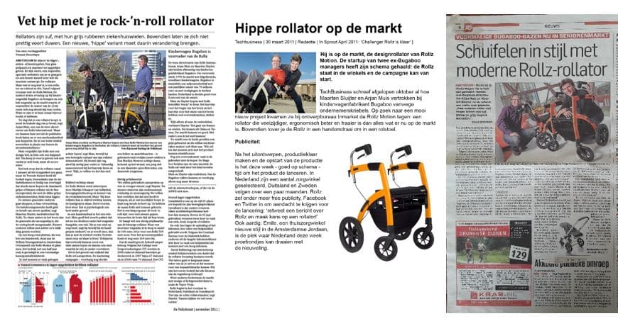 Hippe rollator met modern design blijft altijd mooi