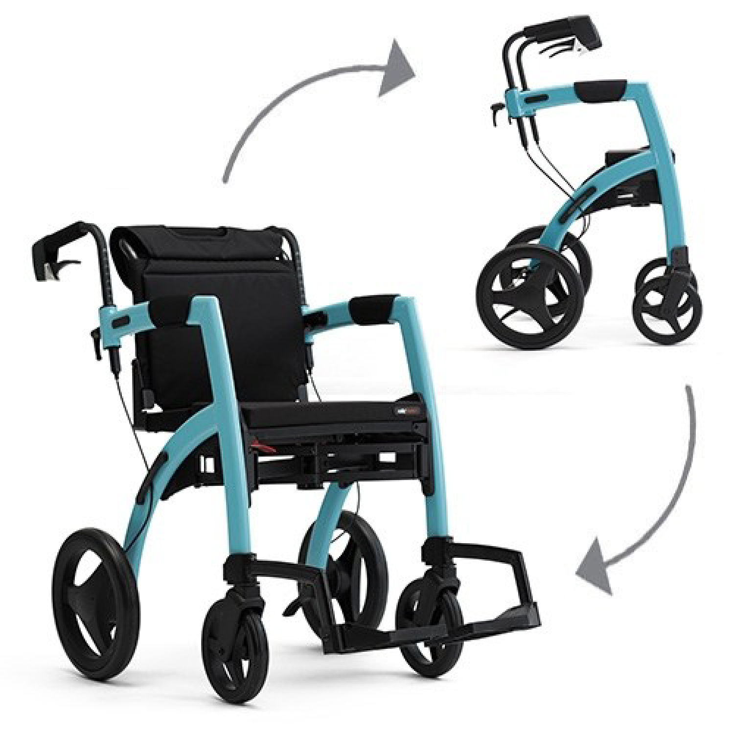 Stoel de wind is sterk Injectie Rollz Motion 2.1 rollator en rolstoel