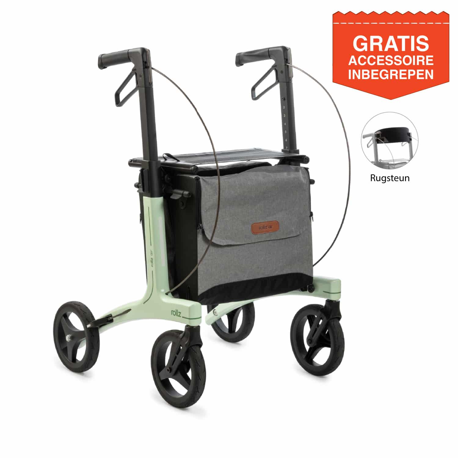 Rollz Air Carbon Rollator - Ultralicht met 4,7 kg