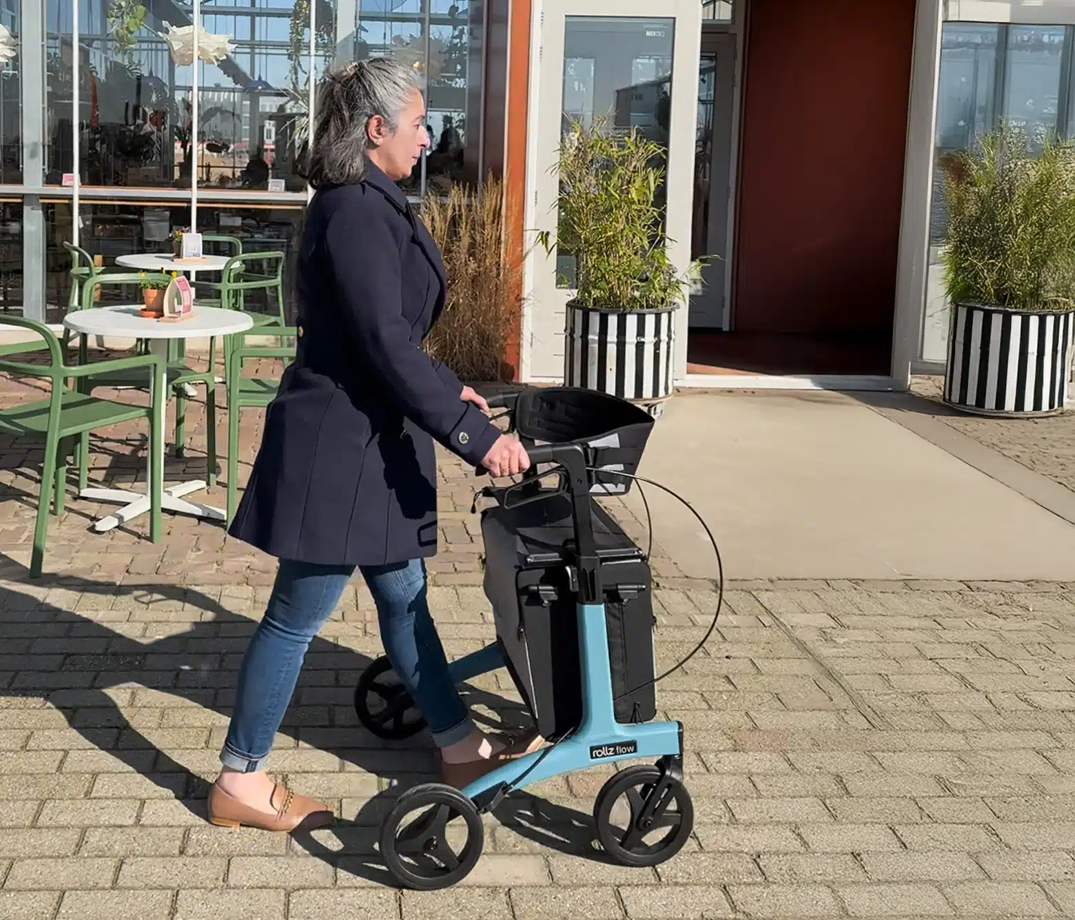 Rollz Flow lichtgewicht aluminium rollator